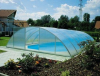 Установка пластикового бассейна на даче, нужны ли павильоны для бассейнов